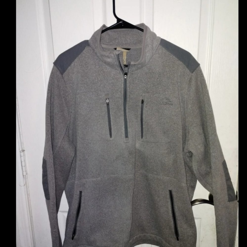 L.L. BEAN MEN'S SWEATER FLEECE 1/2 ZIP PULLOVER 299507 LL BEAN Gray XL Pullover